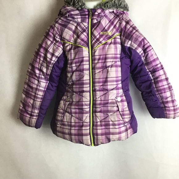 Pacific Trail Other - PACIFIC TRAIL Plum Plaid Puffer Coat Girls M 5/6